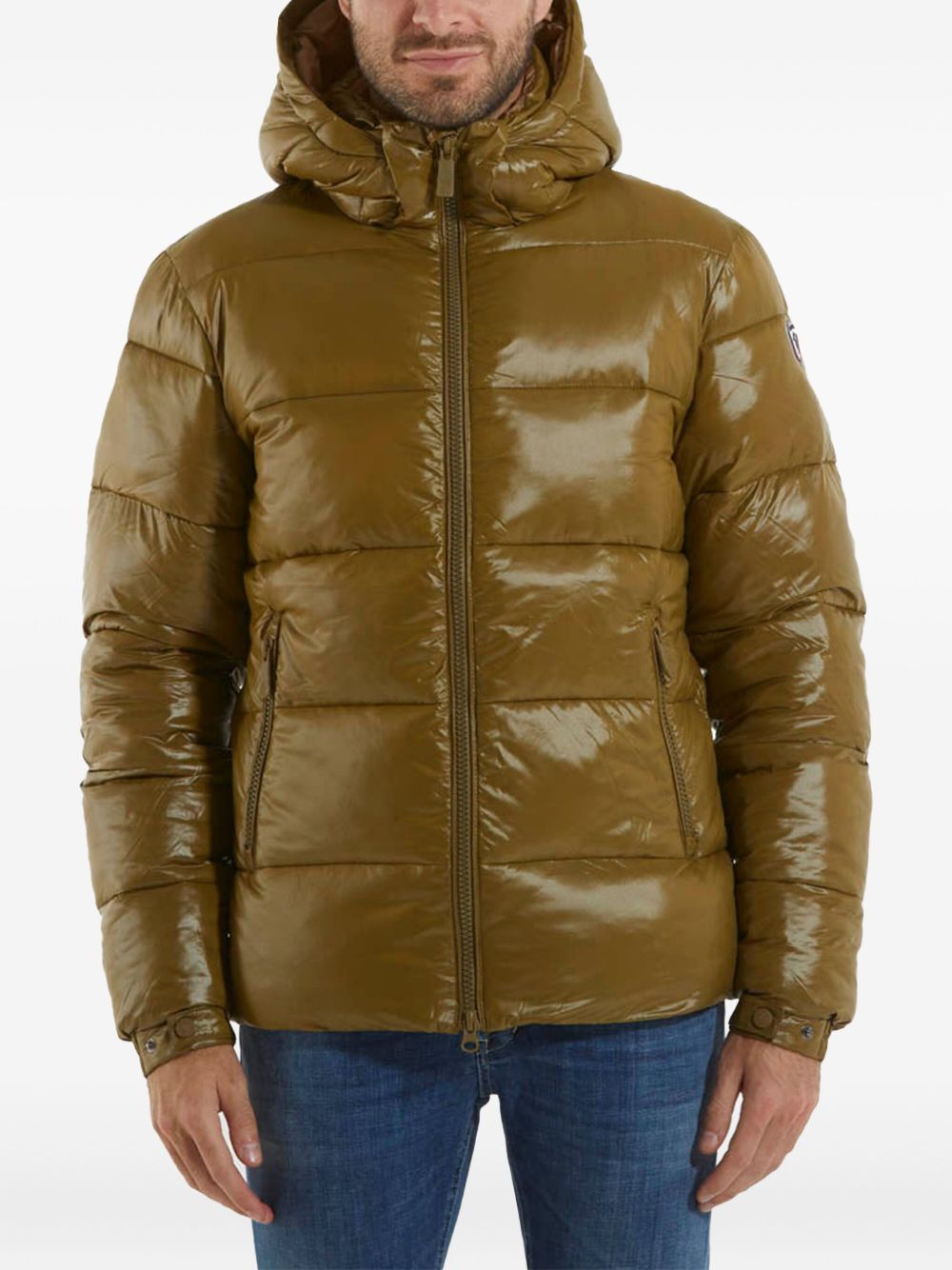 Giubbino bomber verde finish lucido RLNMJ31 648 ROSSIGNOL