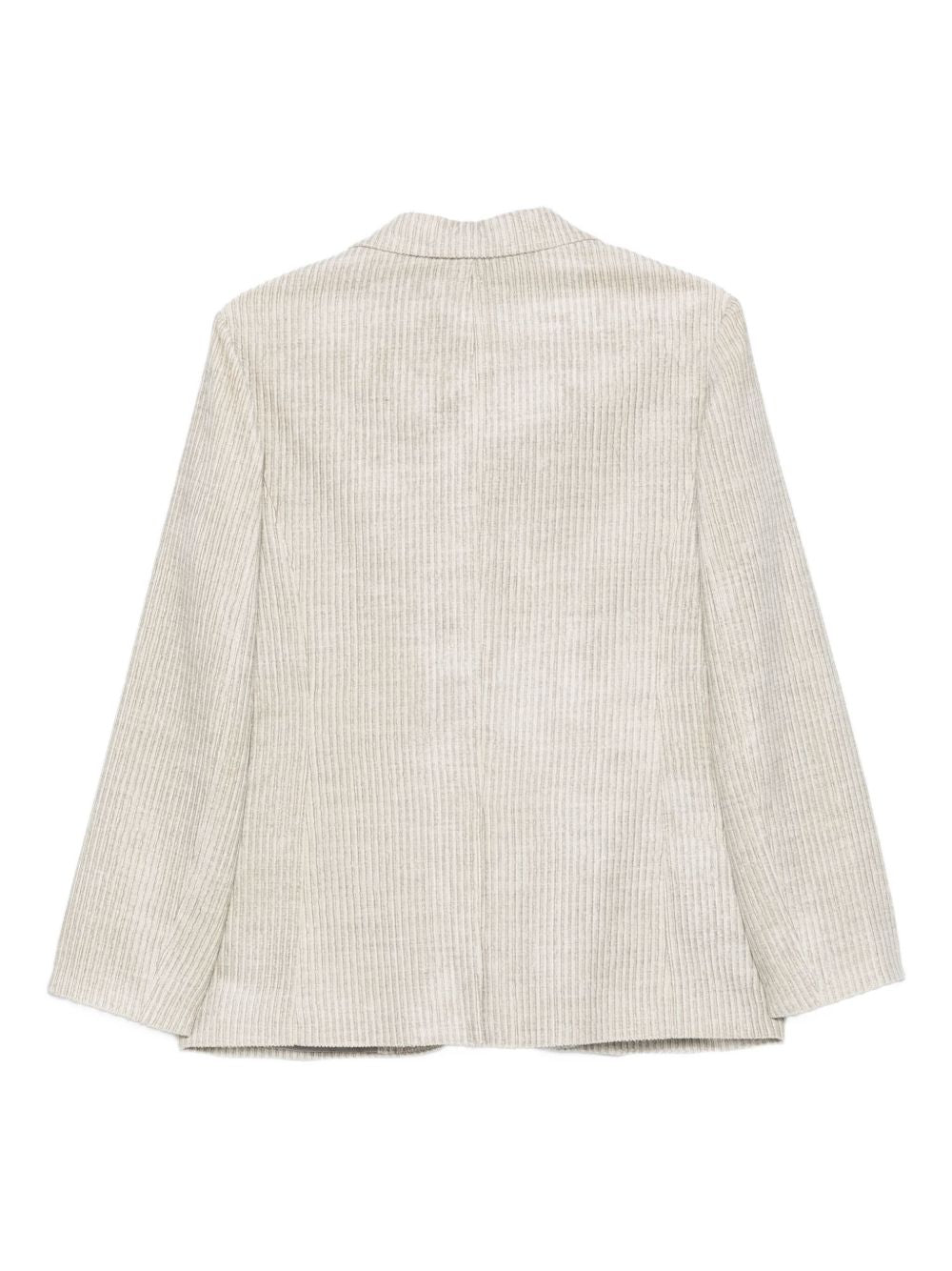 Blazer Monopetto in Velluto Grigio Chiaro 165816A5053 PERLA ALYSI