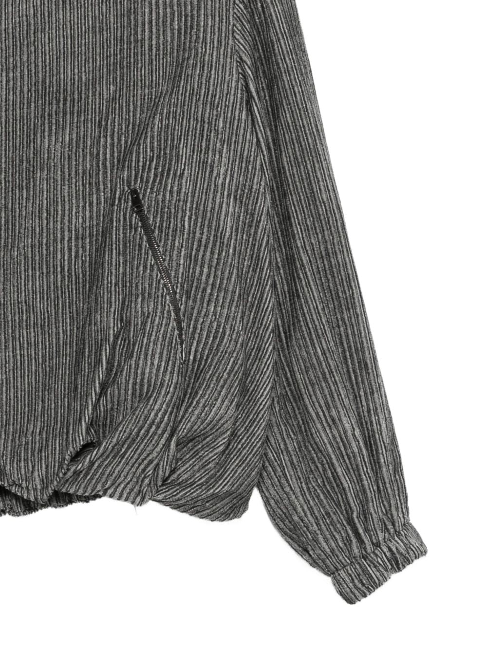 Giacca in Velluto a Coste con Zip Perla 165913A5053 GREY ALYSI