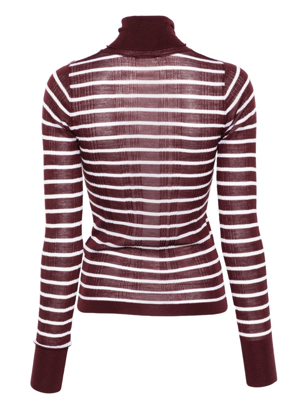 Top a Collo Alto a Righe Marrone 265455A5050 UV ALYSI