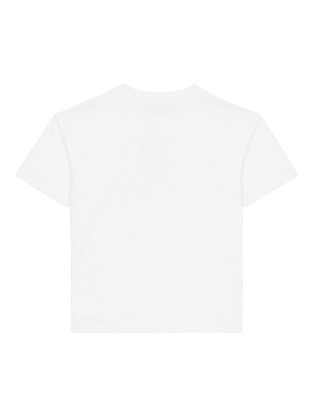 T-shirt a Maniche Corte con Logo BX8P51Z3186 100NE BALMAIN KIDS