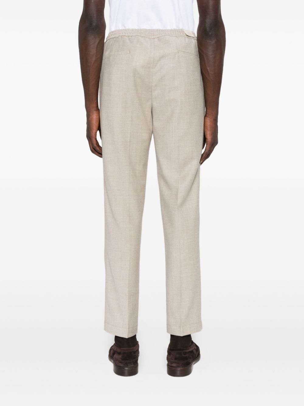 Pantaloni Dritti con Coulisse Beige WIMBLEDONS400100 00023 BRIGLIA