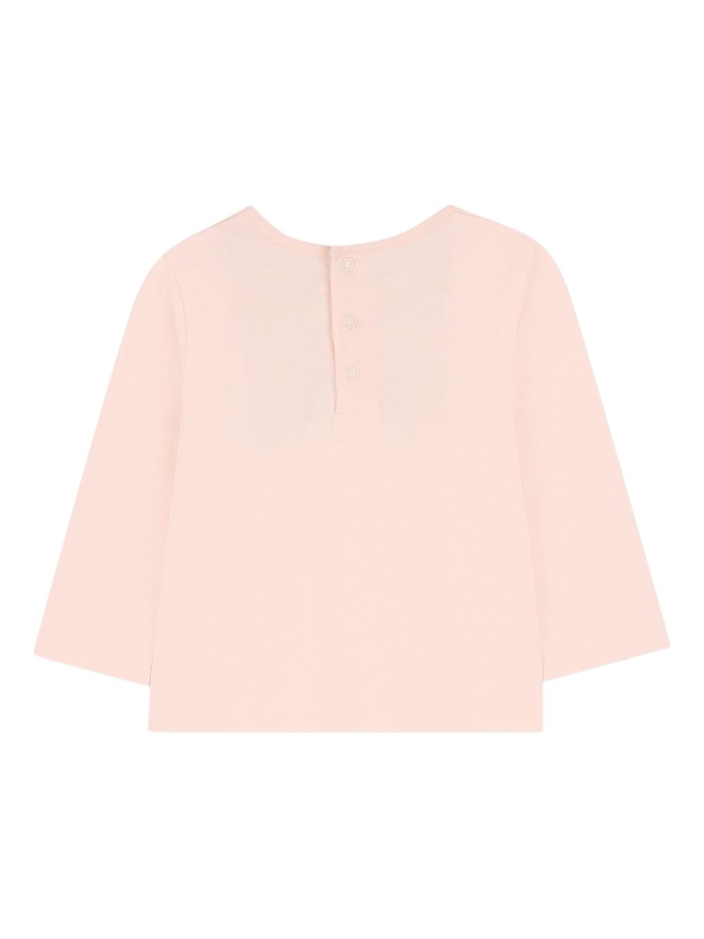 Top a Maniche Lunghe con Logo Stampato C20700 46J CHLOE KIDS