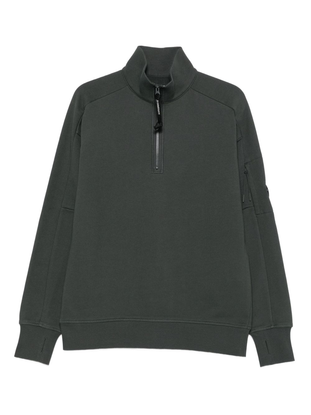 Felpa con Mezza Zip e Tasche 19CMSS153A005086W 978 CP COMPANY