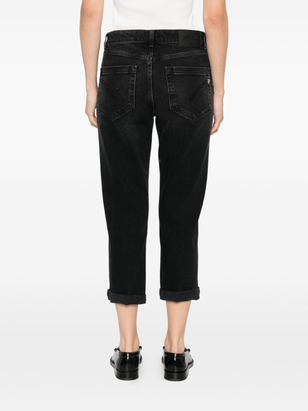 Jeans Boyfriend Crop Nero DP268BDS0369LM3DDD 999 DONDUP