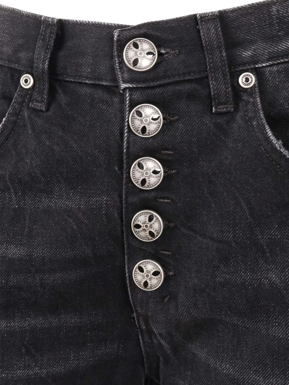 Jeans con Bottoni Cinque Tasche DP427BDFE305LM9DDD 999 DONDUP