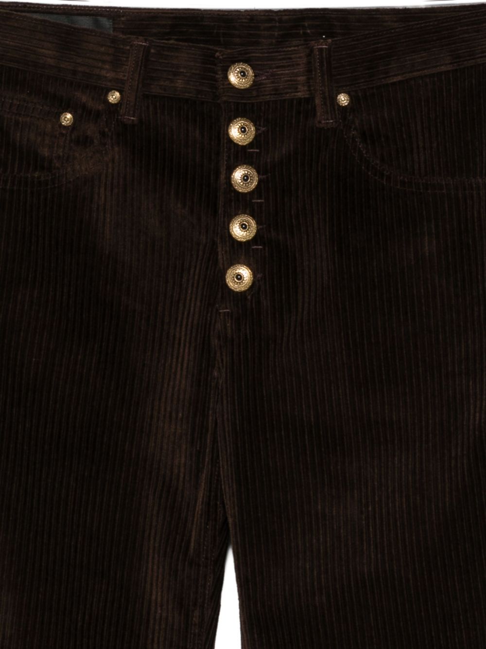 Pantaloni a Coste con Dettagli Dorati DP427VS0031XXXDDD 730 DONDUP