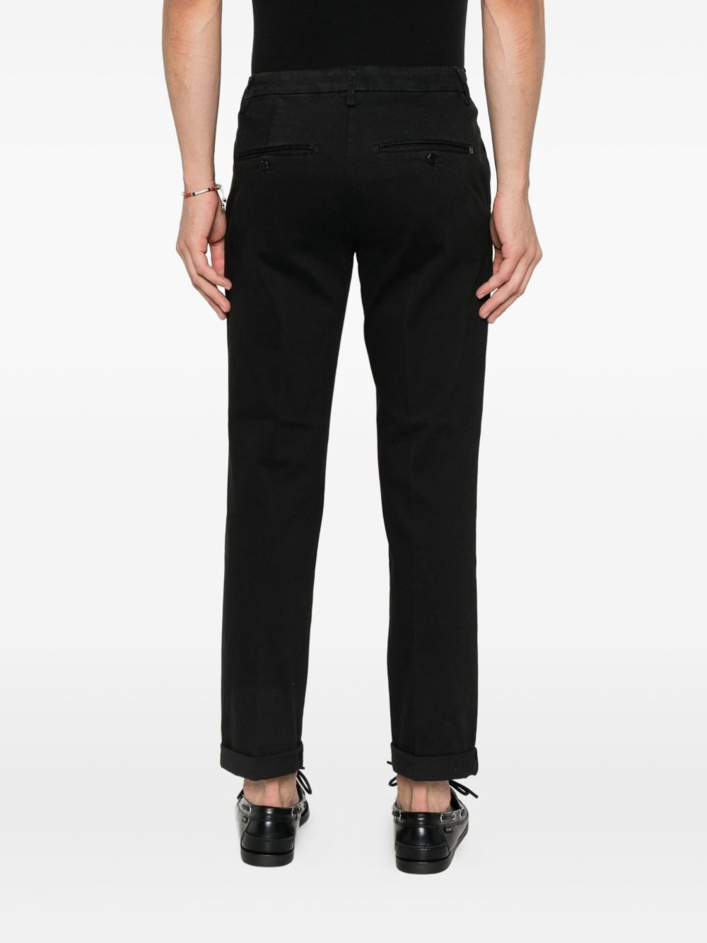 DONDUP Pantaloni blu navy con cintura Made in Italy UP688GSE043UPTDDUW25 999 DONDUP