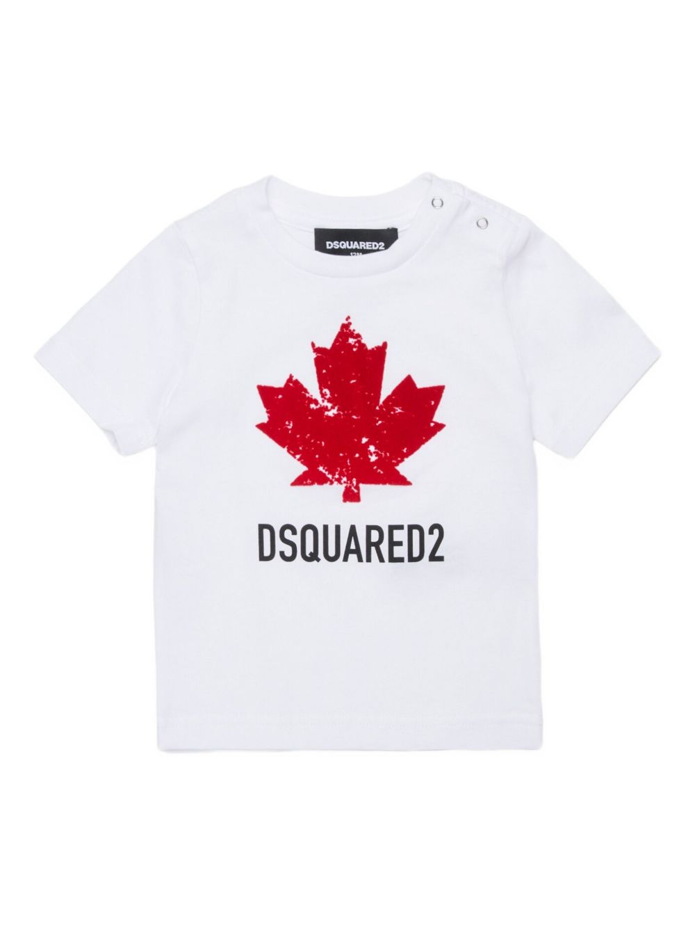 T-shirt con Logo DQ3112D00XM DQ100 DSQUARED KIDS