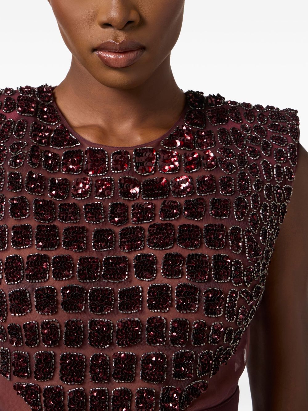Abito Midi con Paillettes AB83457E2 EA4 ELISABETTA FRANCHI