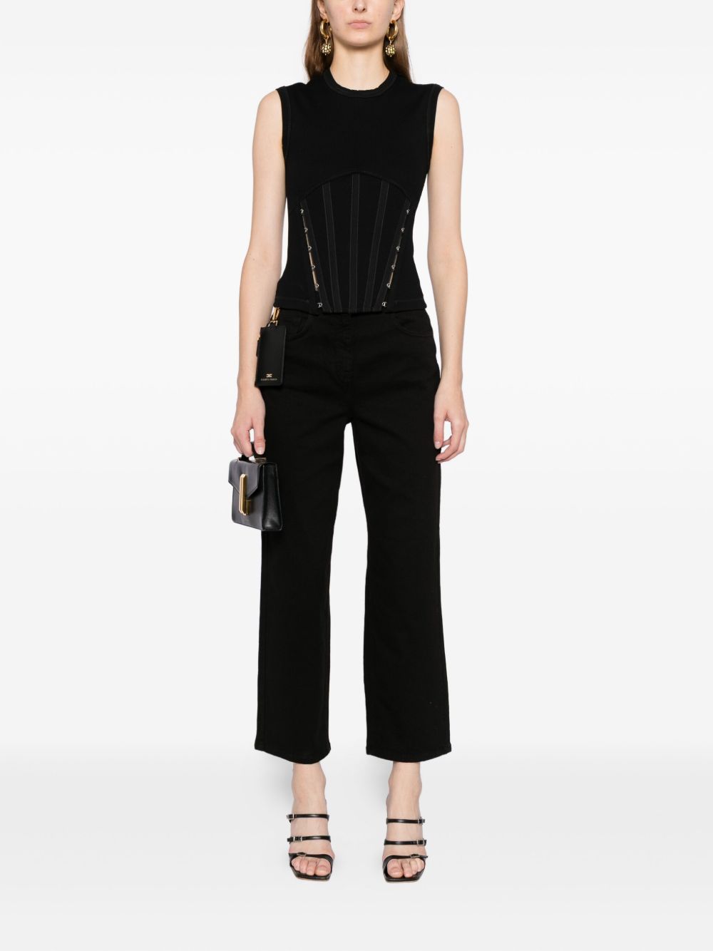 Jeans in Misto Cotone con Pouch Rimovibile PJ04D56E2 110 ELISABETTA FRANCHI