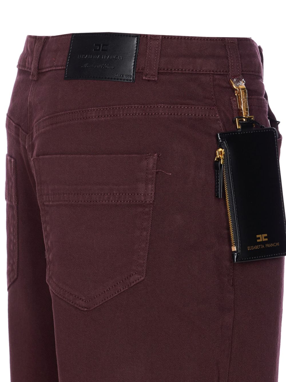 Jeans con Applicazioni e Placca Dorata PJ04D56E2 EA4 ELISABETTA FRANCHI