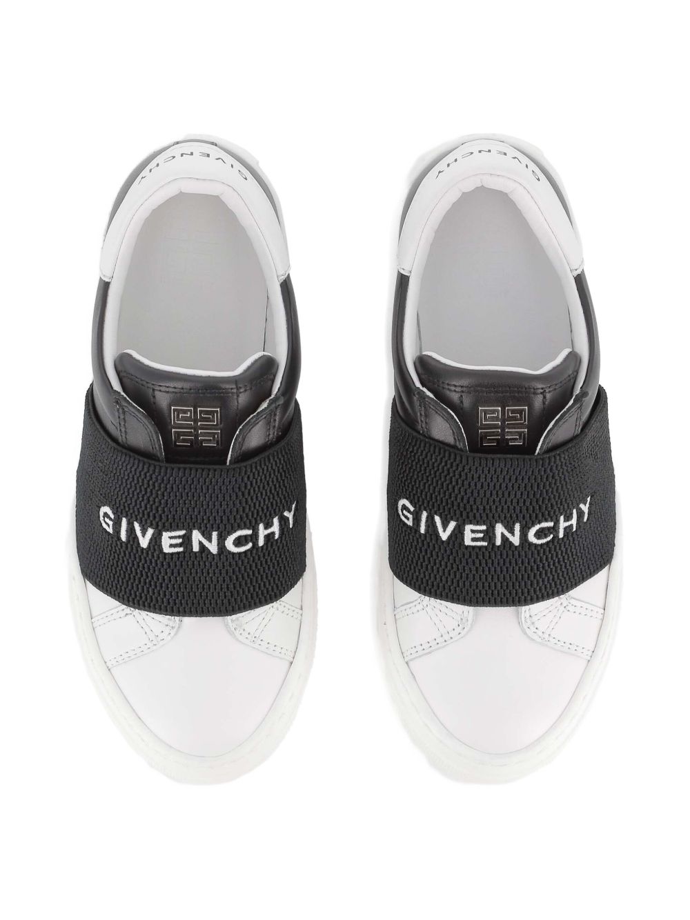 Sneakers Senza Lacci con Inserti a Contrasto H30910 09B GIVENCHY KIDS