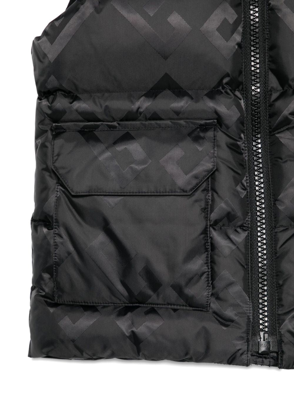 Gilet Imbottito con Monogramma e Design Trapuntato H30932 09B GIVENCHY KIDS