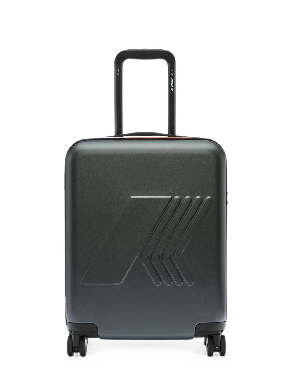 Valigia Eudoxie verde scuro con logo e chiusura TSA K81372W WMR K-WAY