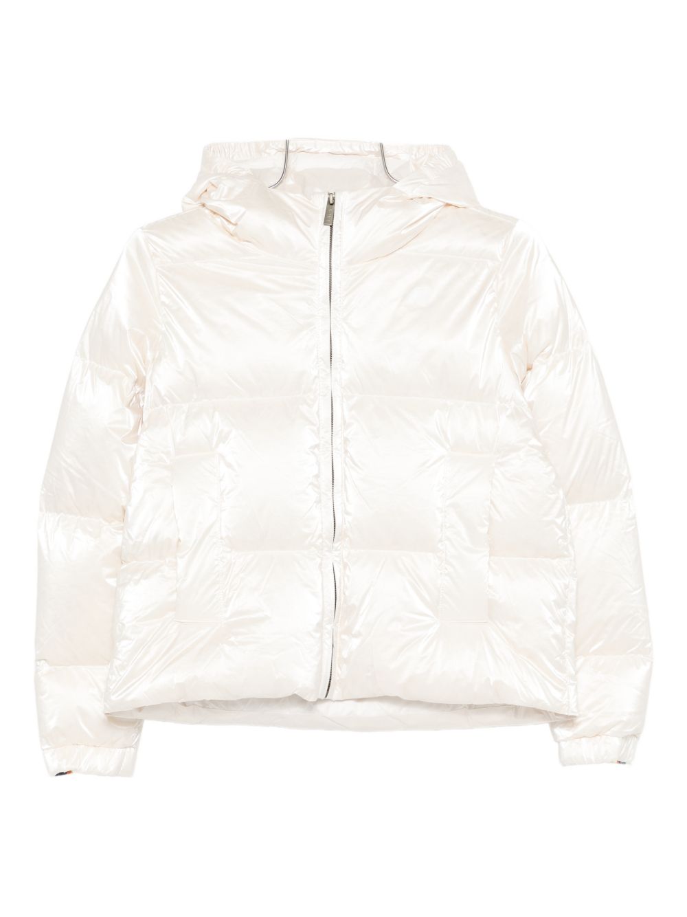Giacca bianca con cappuccio e zip K7136QW B2Z K-WAY KIDS