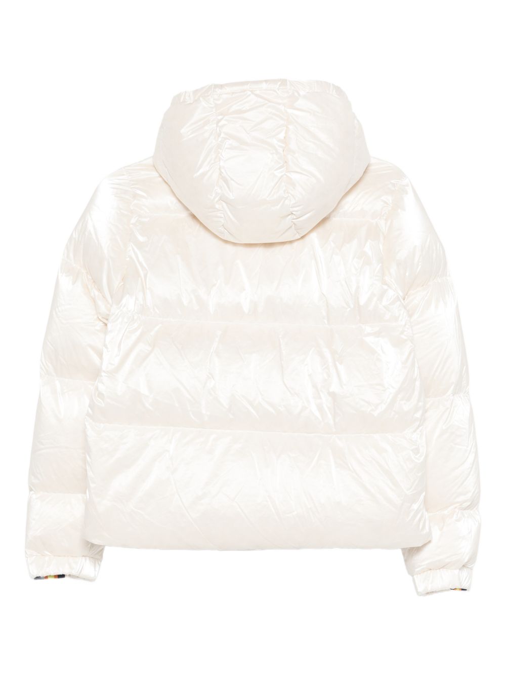 Giacca bianca con cappuccio e zip K7136QW B2Z K-WAY KIDS