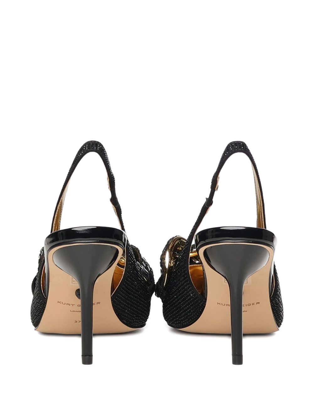 Pumps nere in tessuto con catena decorativa 4986500 609 KURT GEIGER