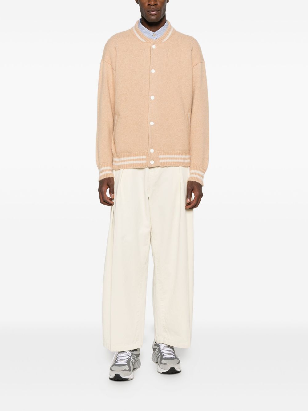 Bomber cammello in cashmere F5LAMAKJ019 178 LANEUS