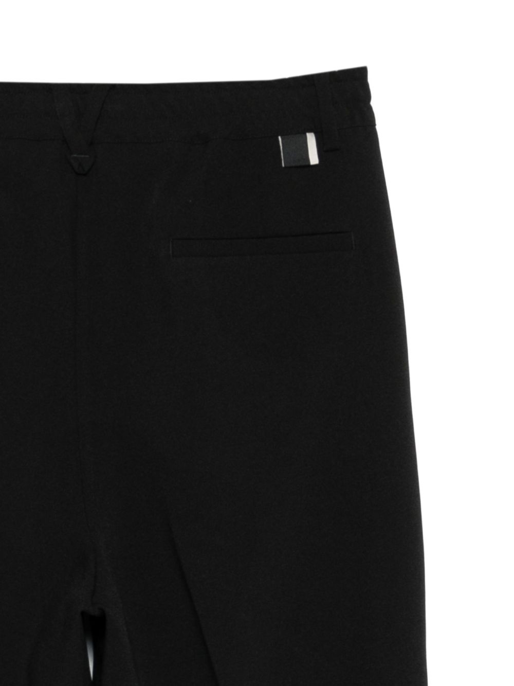 Pantaloni Neri Dritti con Pieghe L1PFW25266965 D001 LOW BRAND