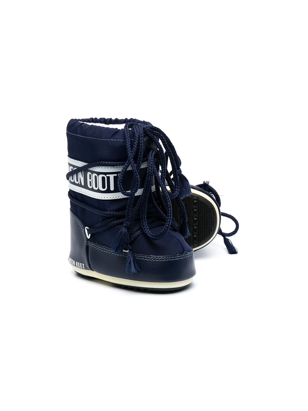 Stivali da neve blu con lacci 80D1400430 F003 MOON BOOT KIDS