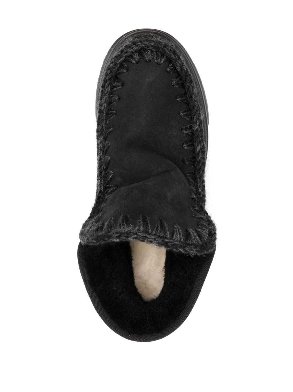 Stivali Eskimo foderati in shearling MUFW421001A BKBK MOU