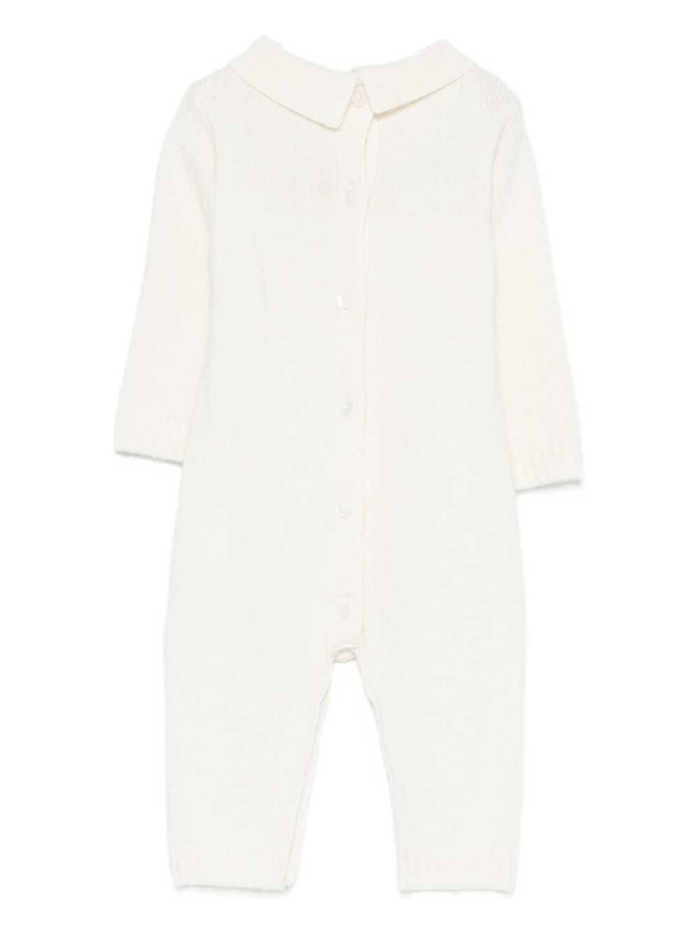 Tutina con ricamo CON0450 BIANCO NANAN KIDS