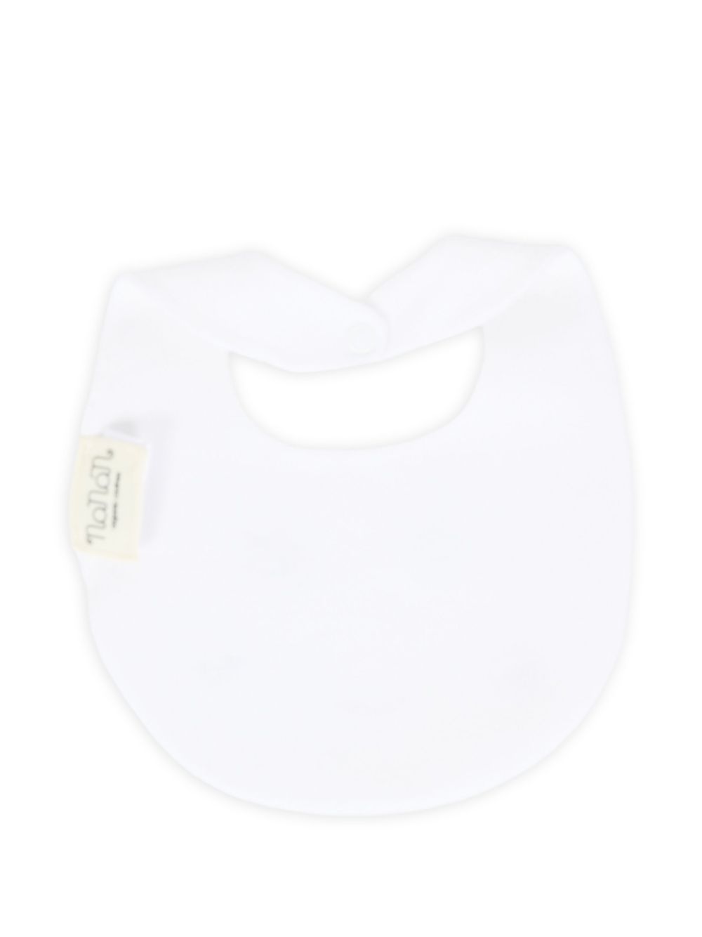 Bavaglino Bianco per Bambini con Ricamo I25006 BIANCO NANAN KIDS