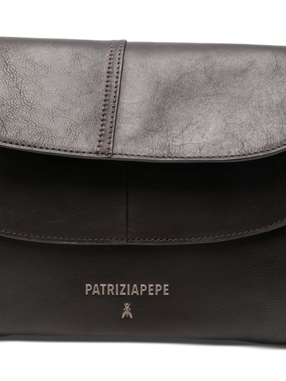 Borsa marrone con catena e zip superiore 2B0152L162 B856 PATRIZIA PEPE