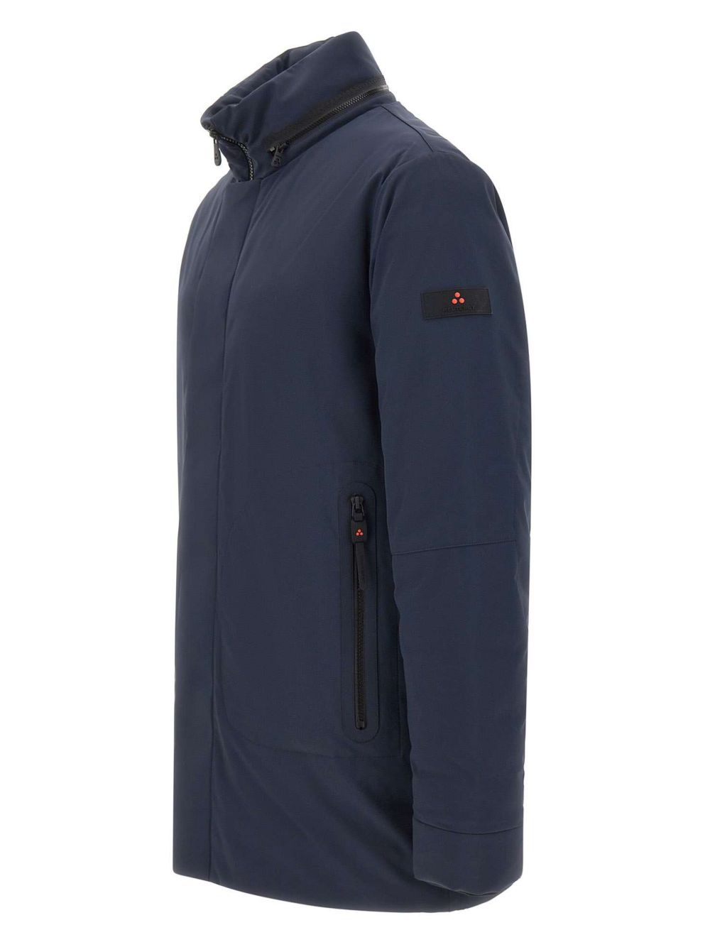 Camicia blu con cappuccio e doppia zip PEU556801192020 215 PEUTEREY