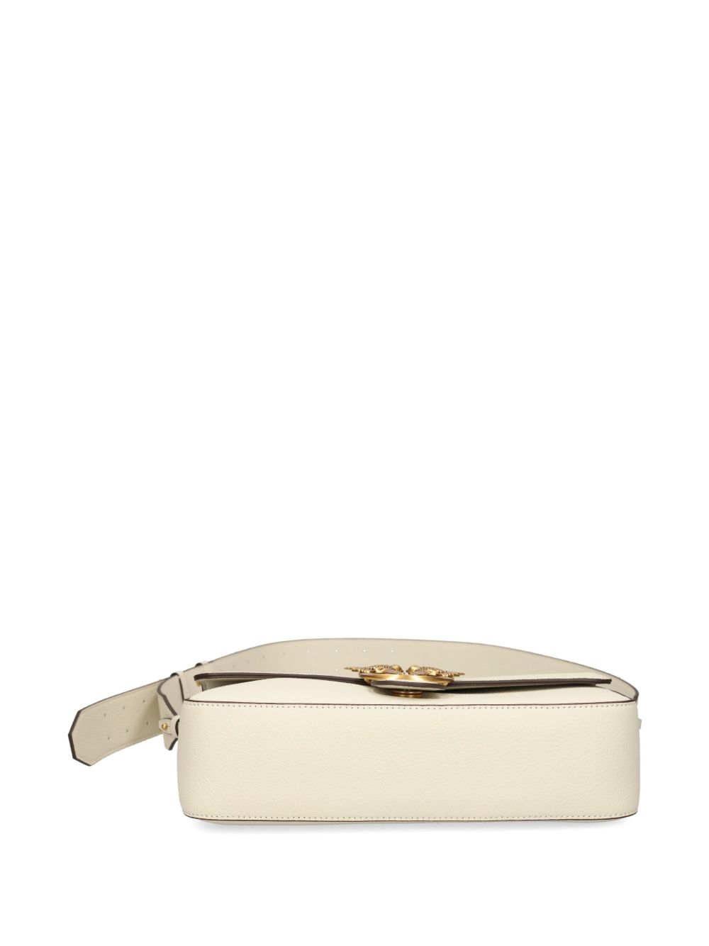 Borsa bianco oro con borchie e tracolla regolabile 104524A2OX Z14Q PINKO