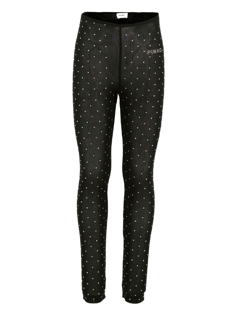 Leggings Neri con Borchie KFPA020CTU023 D818 PINKO UP