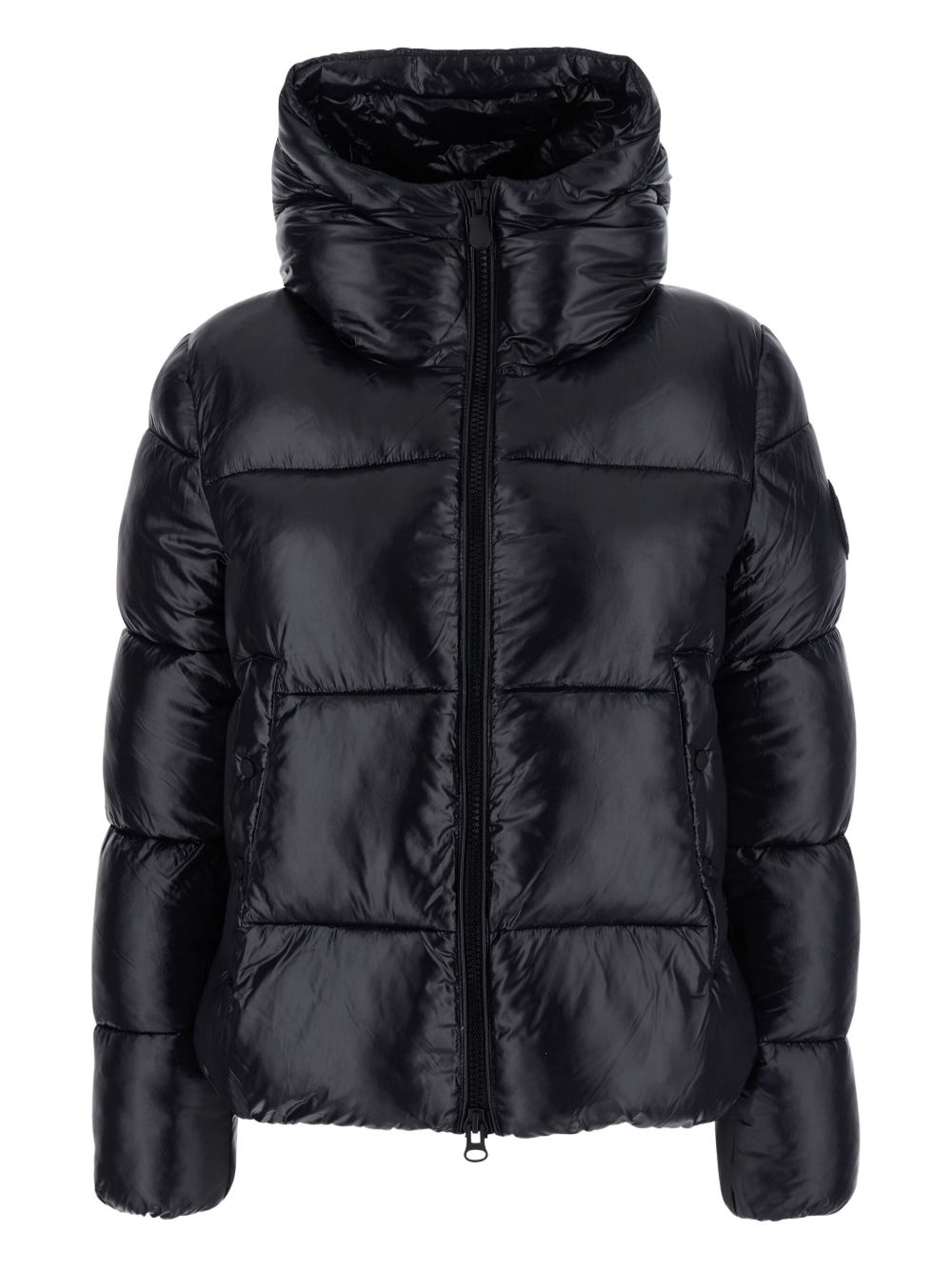 Piumino trapuntato con cappuccio e collo alto D31989WLOVE21 10000 SAVE THE DUCK