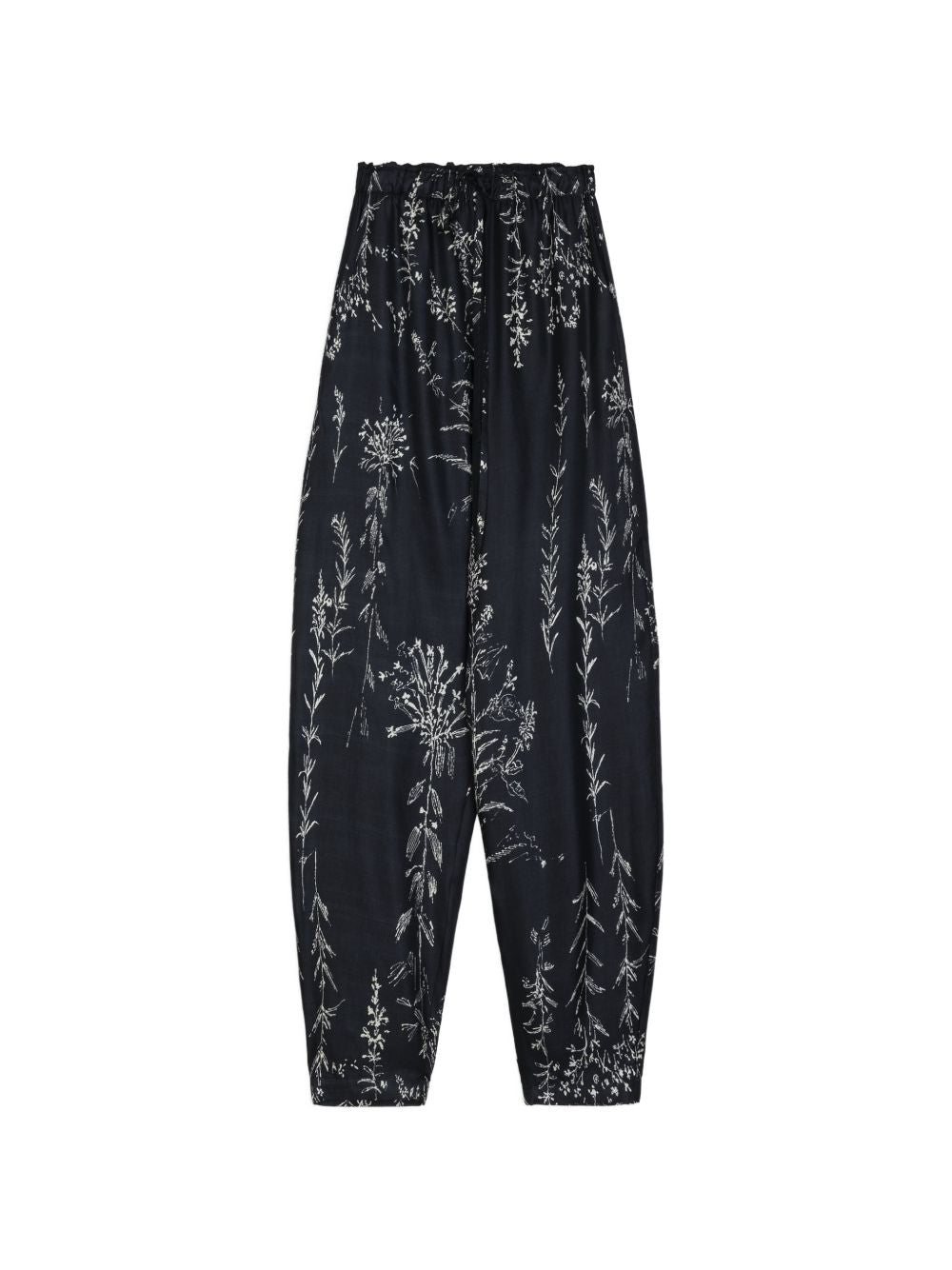 Pantalone in Seta Nero 166167A6236 NE ALYSI