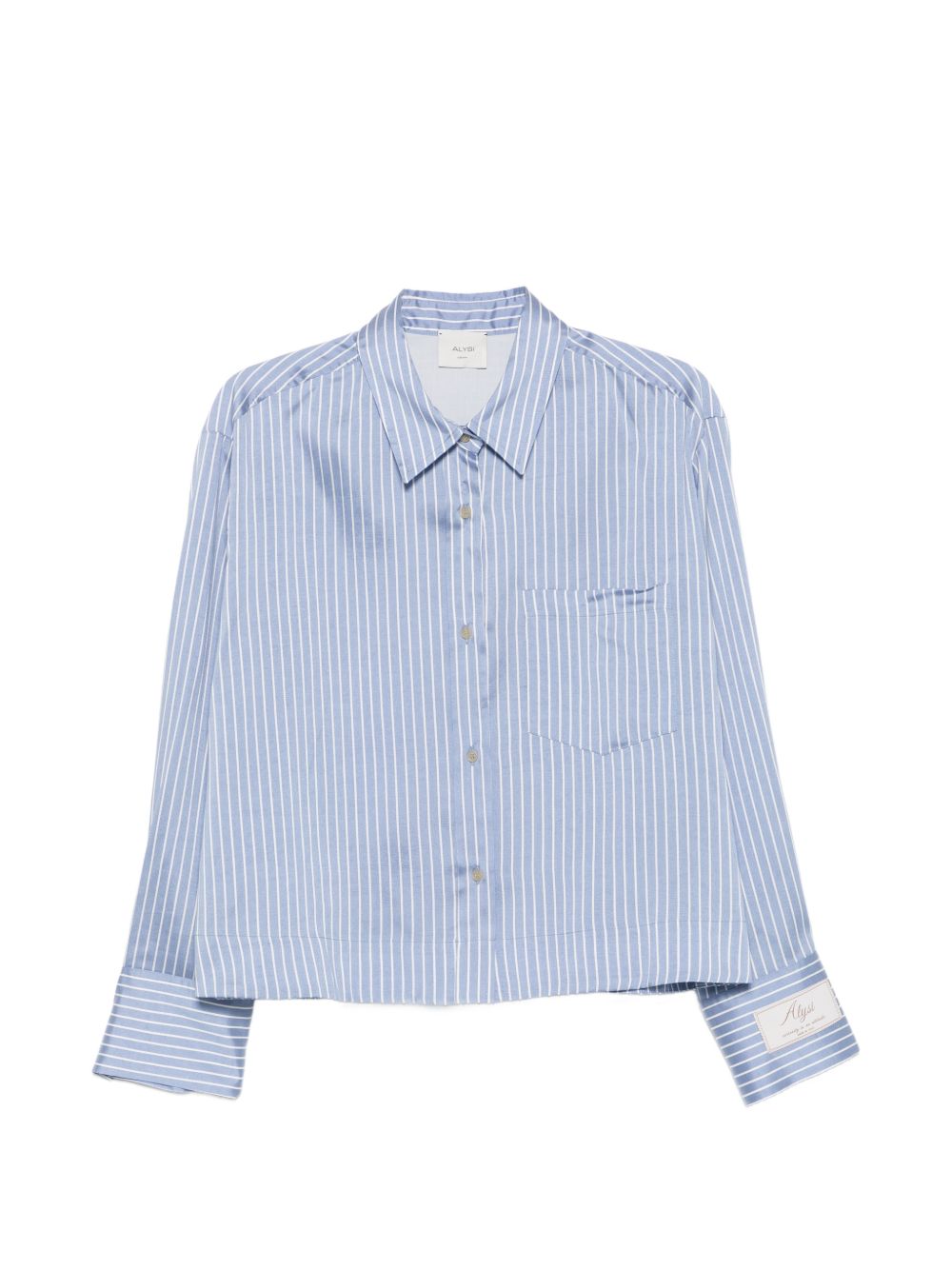Camicia in Seta Azzurro 166202A6002 AZ ALYSI