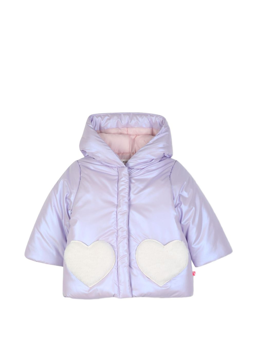 Piumino con cappuccio, fodera, 2 cuore eco-pelliccia tasche, chiusura con bottoni automatici. U22251 929 BILLIE BLUSH KIDS