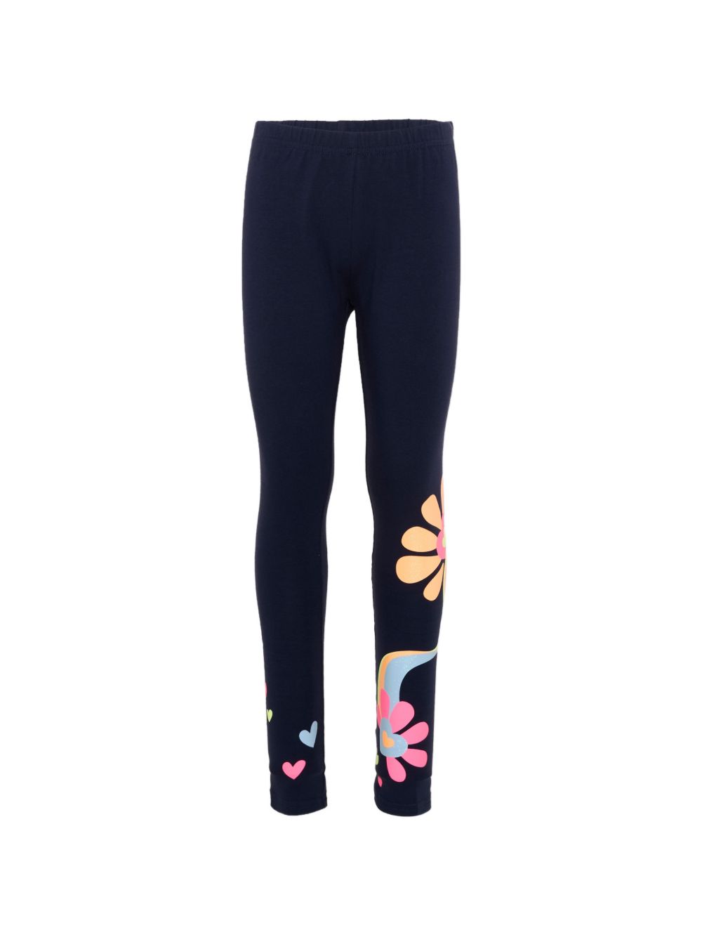 Leggings in jersey, illustrazione con glitter, vita elastica. U22421 85T BILLIE BLUSH KIDS