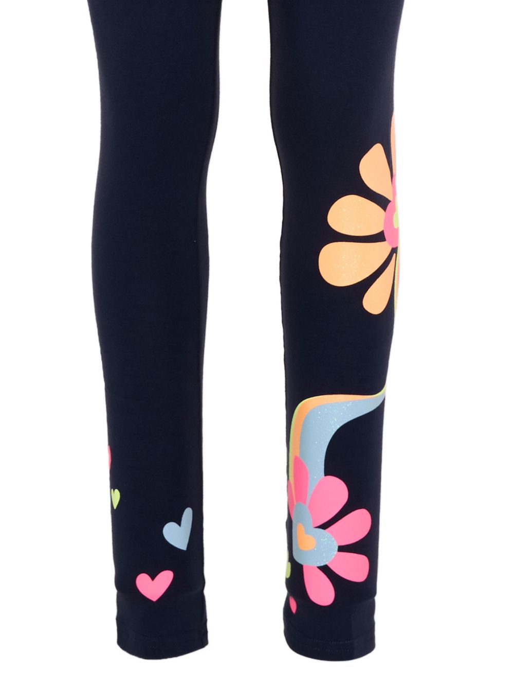 Leggings in jersey, illustrazione con glitter, vita elastica. U22421 85T BILLIE BLUSH KIDS