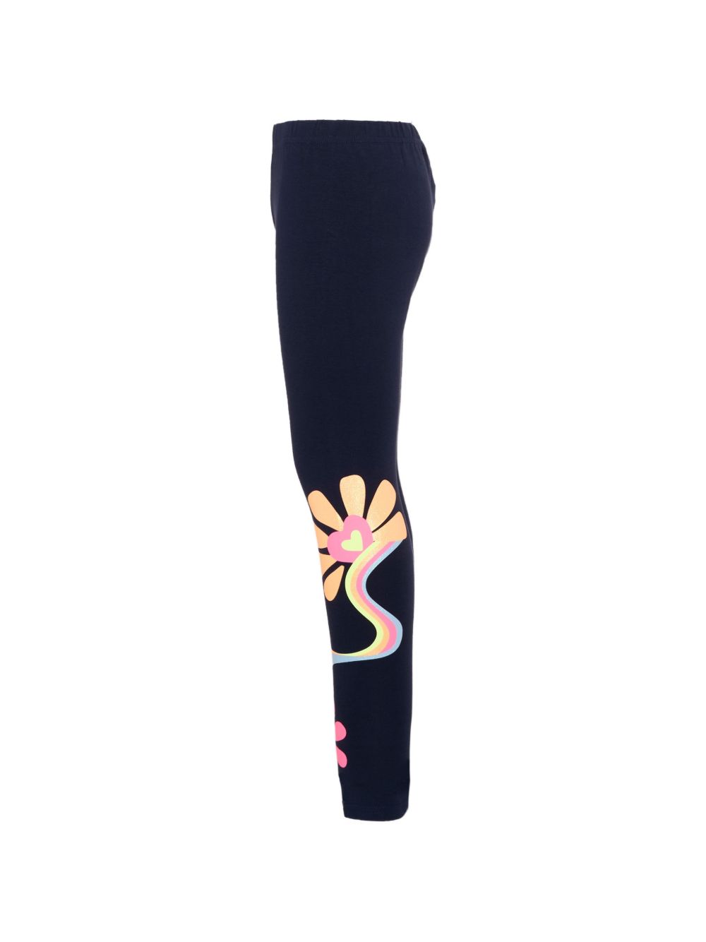 Leggings in jersey, illustrazione con glitter, vita elastica. U22421 85T BILLIE BLUSH KIDS
