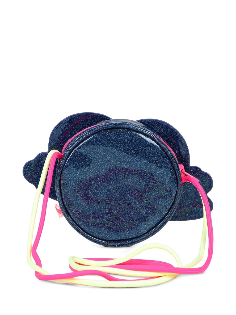 Cuore handbag. Glitter simili. Strass e glitter illustrazione. Cords spalla strap. Chiusura con zip. A righe woven label. Dimensions : 12x12x4,5 cm. U22521 85T BILLIE BLUSH KIDS