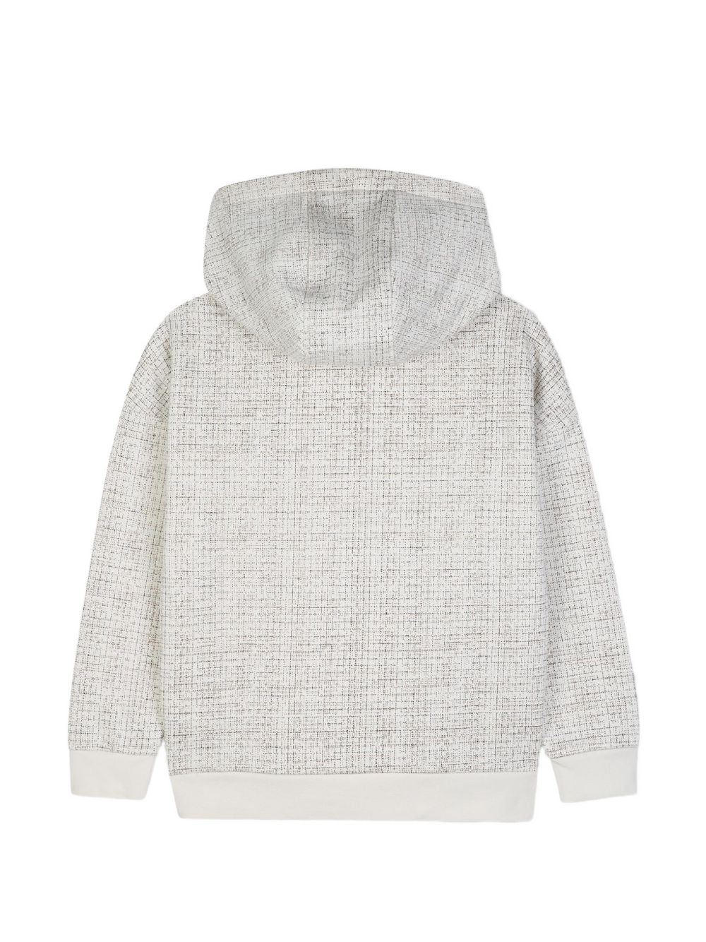 Con cappuccio fleece sweatshirt. Large boss logo centered on chest. Jersey fodera in cappuccio. Vestibilità morbida. J53402 120 BOSS KIDSWEAR