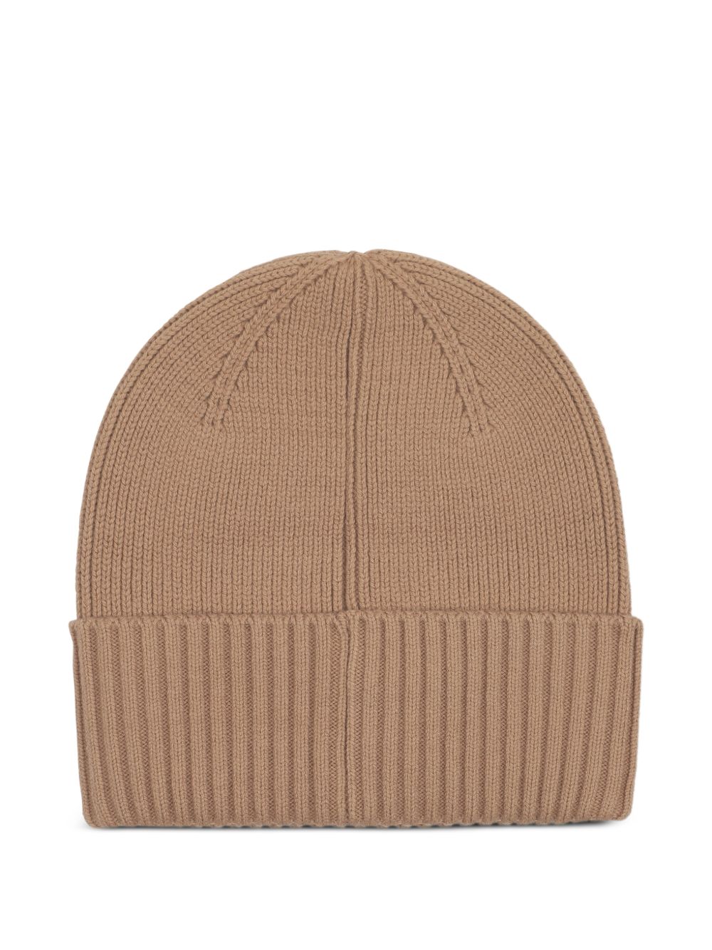 Knit beanie con branded badge. Mainly made in cotton, co/pa. Matched snood j53590 J53583 269 BOSS KIDSWEAR