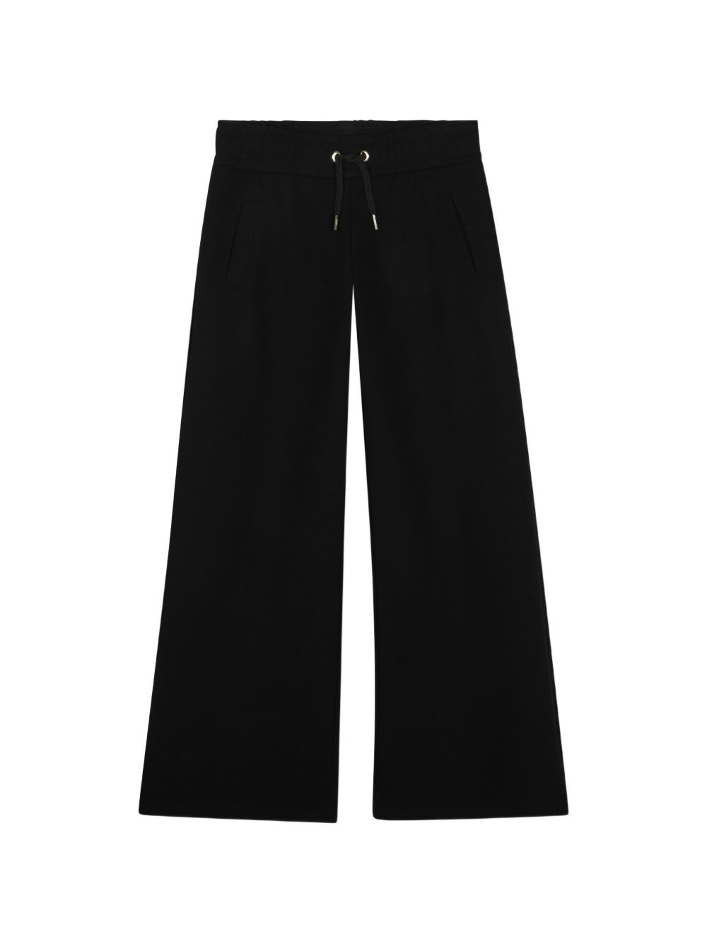 Cotone garzato pantaloni, containing cotton from organic farming, patch tasche on retro, vita elastica con eyelets e coulisse ends in metal chloe branded, ricamato chloé logo on retro. C21265 09B CHLOE KIDS