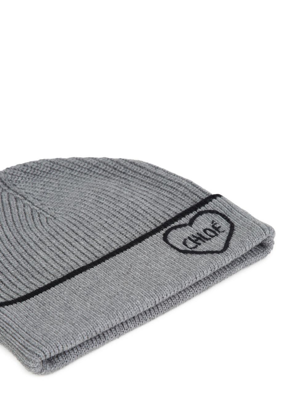 Hat, containing cotton from organic farming e wool, con chloé logo ricamato on davanti. C21308 A46 CHLOE KIDS