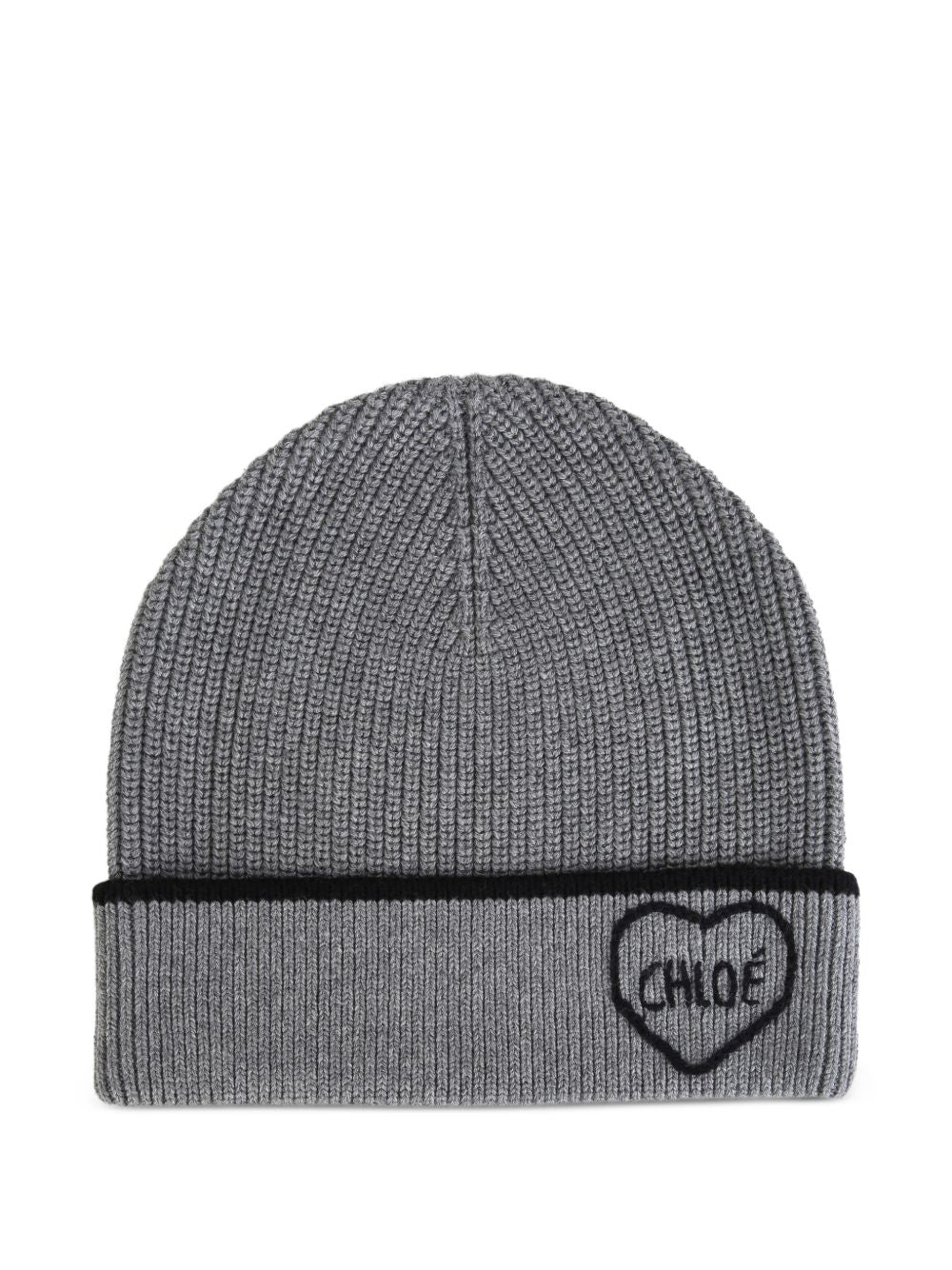 Hat, containing cotton from organic farming e wool, con chloé logo ricamato on davanti. C21308 A46 CHLOE KIDS