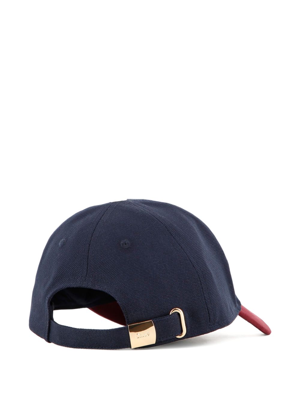 Canvas cap, containing cotton from organic farming, con chloé logo ricamato on davanti, regolabile con buckle on retro. C21310 859 CHLOE KIDS