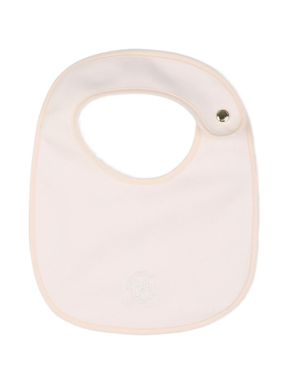 Set of pyjamas, beanie, bib ricamato con chloe "c". Pyjamas : interlock containing cotton from organic farming, con ricamato collar in poplin, containing cotton from organic farming, chloe logo printed con metallic aspect on fondo manica, snapped chi C21367 440 CHLOE KIDS