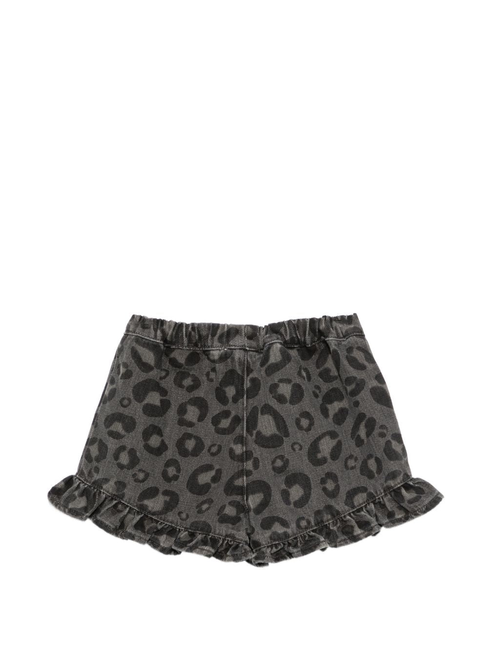 Shorts con balze antracite DZ6A19Z4163 924BG DOUDOU KIDS