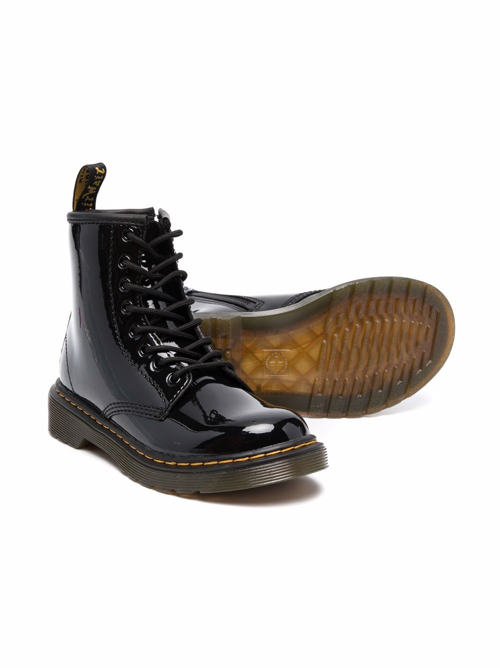15382003 BLACK DR.MARTENS KIDS