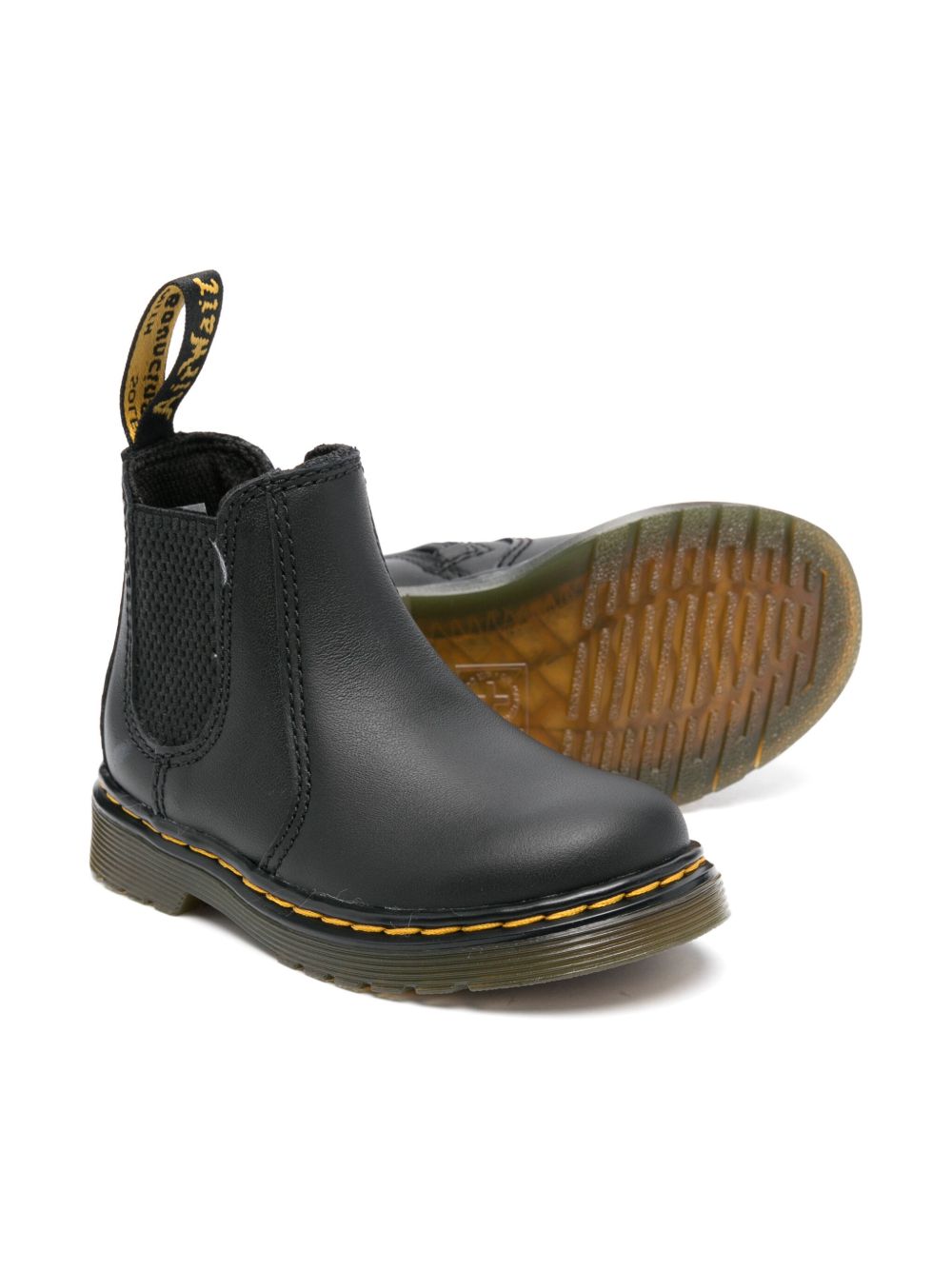 16704001 BLACK DR.MARTENS KIDS